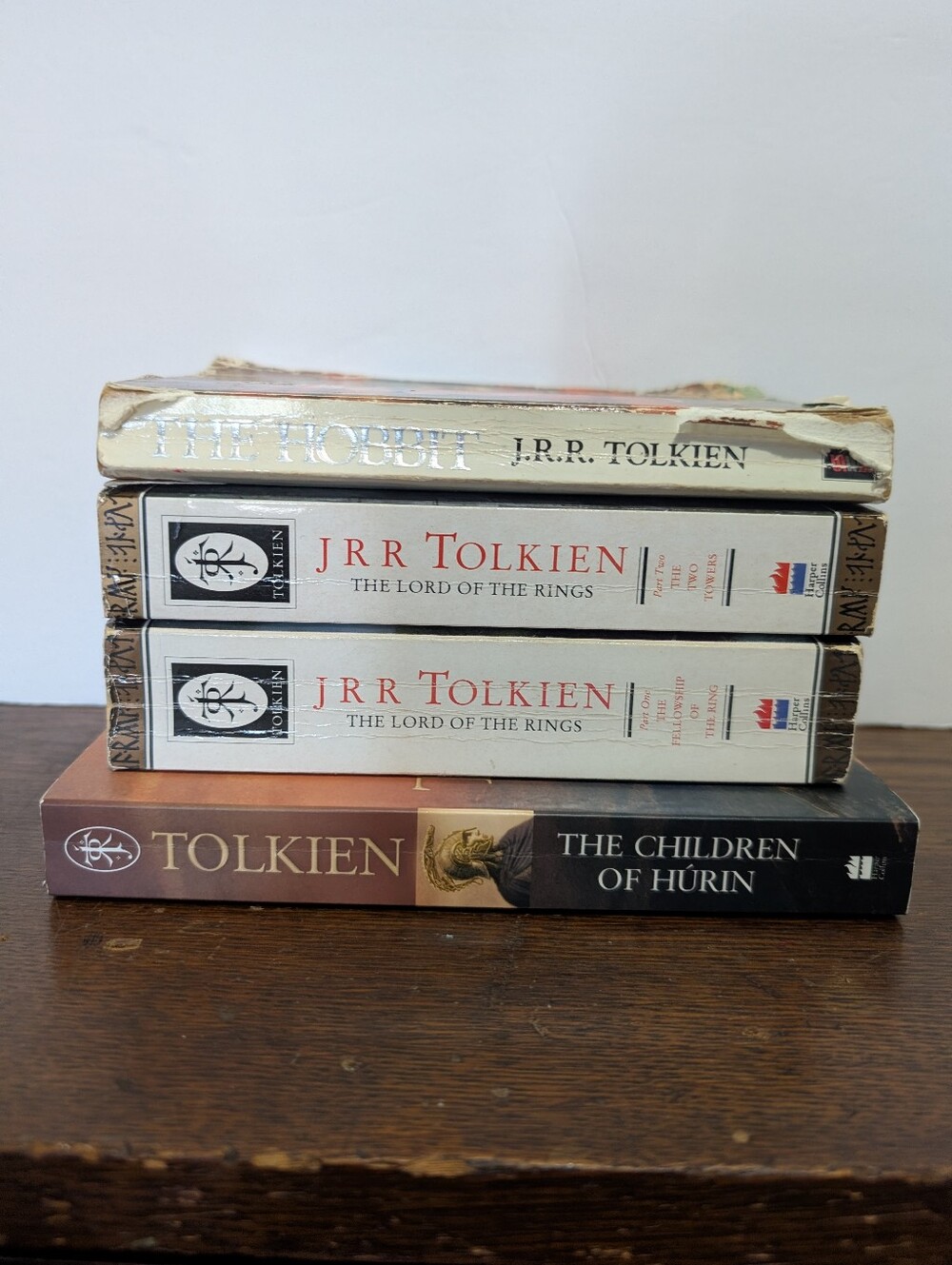 J.R.R Tolkien Book Lot The Lord Of The Rings The Hobbit The Children Of Hurin